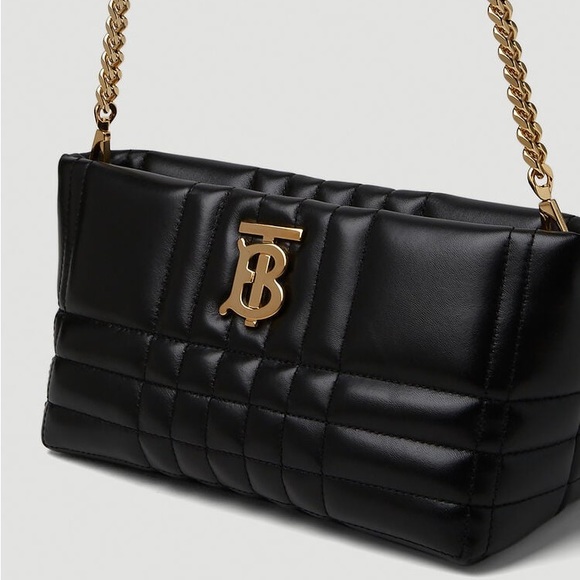 BURBERRY - LOLA SMALL QUILTED CROSSBODY BAG BLACK - Picture 11 of 13